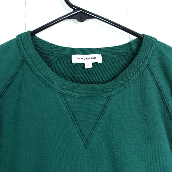 Norse Projects Sweatshirt Mens SZ M Kristian Sportswear GMD Crew Dolman Sleeve - Picture 2 of 10